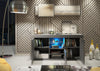 Modern 145cm TV Unit Cabinet I Stand Sideboard I Grey Gloss Doors I Free LED