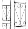 Garden Gear 2.2M Metal Swirl Arch Climbing Plant Support Archway Pergola Trellis