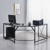 Computer Desk Office Study Workstation Metal Legs Home Corner Table Stand MDF