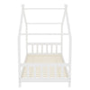 Solid Pine Wood 160cm Kids Children House Frame Single Bed Toddler Bedstead