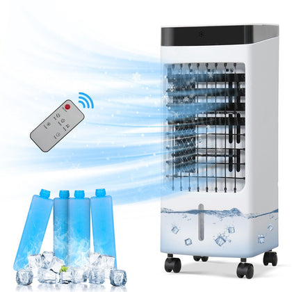 4L Portable Air Cooler Fan Cooling Conditioner Unit Humidifier Timer Remote