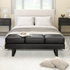 Upholstered Reception Bench Conference Room Chairs-Black
