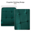 2x High Back Velvet Dining Chairs Modern Design Dining Room Chairs Metal Legs