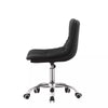 Adjustable Cushioned Computer Desk Office Chair Chrome Legs Lift Swivel Chairs