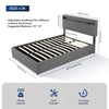 4FT6 OTTOMAN STORAGE BED FRAME WITH USB PORT & LED LIGHT & BLUETOOTH SPEAKER