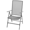 2x Outdoor Reclining Chairs Steel Mesh Garden Patio Furniture Seat