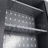 Wall Mounted Hanging Lockable Tool Garage Storage Cupboard Metal Chest Cabinet