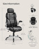 Office Chair, Ergonomic Gaming Chair, Adjustable Headrest, Tilt Function, Foldab