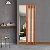 Internal Bi Folding Concertina Accordion Door PVC Sliding Divider Doors Bathroom