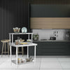 Commercial Catering Table Stainless Steel Work Bench Kitchen Food Shelf Storage
