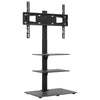 SVV Corner TV Stand 3-Tiers for 32-65 Inch Black