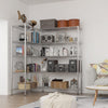 Metal Storage Rack Shelving Wire Shelf Kitchen Office Unit Stand Adjustable UK