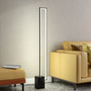 48W Tall LED Floor Lamp Reading Standing Lamp Cool White LED Modern Room Lamp