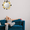 Modern Gold Accent Mirror Wall Mounted Fireplace Hallway Bedroom Bathroom Large