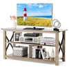 3-Tier TV Stand for TVs up to 55" Industrial Console Table Entertainment Center