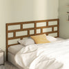 Bed Headboard Honey Brown 206x4x100 Solid Wood Pine N5I6