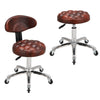 2PCS Office Home Height Adjustable 360°Swivel Chair Desk Salon Bar Beauty Stool