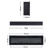 Electric Wall Mounted LED Fireplace 9 Color Wall Inset Into Fire 40 50 60" Timer