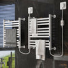 10 Bars Aluminum Towel Heater Rack Wall Electric Dryer Warmer Bathroom