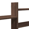 Wall Shelf Brown Oak 167.5x18x68 cm Engineered Wood