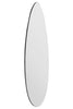 Large Frameless Tear Drop Wall Mirror - 63" X 24" 160 x 60cm MirrorOutlet