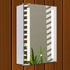 Illuminated LED Bathroom Mirror Cabinet Demister/Sensor/Clock/Shaver Socket