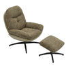 Swivel Egg Chair Lounge Armchair Lazy Lounger Sofa Home Office Executive Chairs
