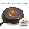 Toque Non Stick Frying Pan Cast Iron Steak Skillet Round BBQ Grill Cookware 30cm