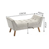 Chesterfield Bench Button Tufted Entryway Hallway Bench Shoe Stool Window Seat
