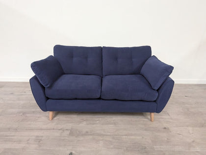 Marks and Spencer M&S Wyatt Navy Soft Plain 3 Seater Sofa RRP £1399