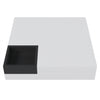 Coffee Table With LED Lights Modern Marble Effects Living Room Furniture White