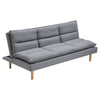 3 Seater Sofa Click-Clack Adjustable Recliner Sofa Bed Single Sleeper Sofabed