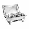 9L 3Pan Stainless Steel Chafing Dish Set Food Warmer For Buffet Banquet Catering