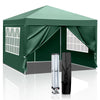 Pop-up Gazebo 3x3M Outdoor Garden Canopy Heavy Duty Waterproof Tent + 4 Sidewall