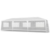 3*9m 5-Sided Iron PE Cloth Spiral Pipe Pergola Canopy Patio Gazebo Play Tent