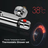 Thermostatic Exposed Bar Shower Mixer Valve Tap Chrome Top 1/2" Outlet Modern UK