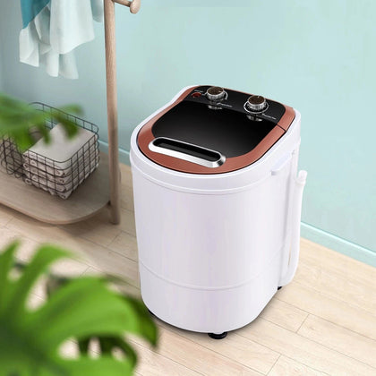 Mini Portable Washing Machine 3 KG Washer Capacity White for Home Apartment New