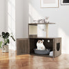 Hidden Kitty Washroom Modern Cat House Condo-Gray