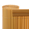 Bamboo Slat Natural Garden Fencing Privacy Screen Fence Panel Roll Green Yellow