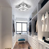 Crystal Chandelier Square Ceiling Light LED Lamp Pendant Light Living Room
