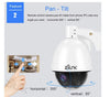 ZiLNK Ptz IP OUTDOOR CCTV Security Camera with 5x zoom and motion sensors black