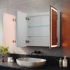 Vanity LED Bathroom Mirror Cabinet Anti Fog Demister Shaver Socket Touch Sensor