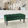Chesterfield Ottoman Storage Buttoned Toys Box Bedroom Bench Seat Dressing Stool