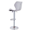 Set of 2 Bar Stools Kitchen Swivel Gas Lift Stools Dining Breakfast Pub Chair