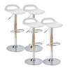Set of 2/4/6 Plastic Bar Stools for Breakfast Kitchen Barstool Chair