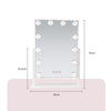 Hollywood Mirror Vanity Make Up Mirror with 12 Lights LED Dressing Table Mirror