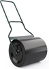 Steel Garden Lawn Roller, Water Sand Filled Outdoor Grass Roller Removable Drain