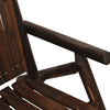 GuyAna 3 Piece Garden Set Solid Wood Spruce,Corner Sofa Glass Coffee E3H8