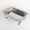11L Stainless Steel Buffet Server Chafing Dish Food Warmer 2 Tray With Lid Hook