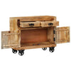 BaraSh Sideboard Storage Cupboard Cabinet Unit,Living Room Bedroom Q0P7